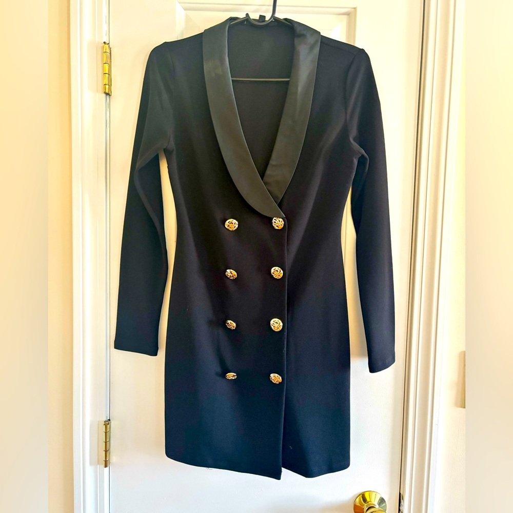 Black blazer dress